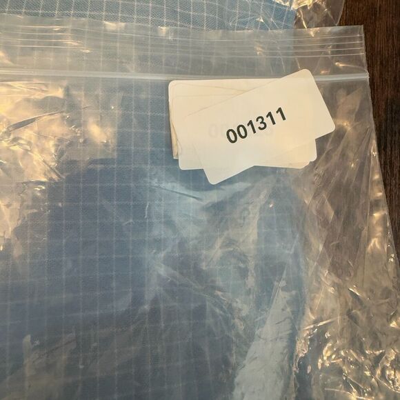 Criquet Mens XL Blue Plaid Short Sleeve Button Up Cotton Golf Outdoor Light - Picture 8 of 8